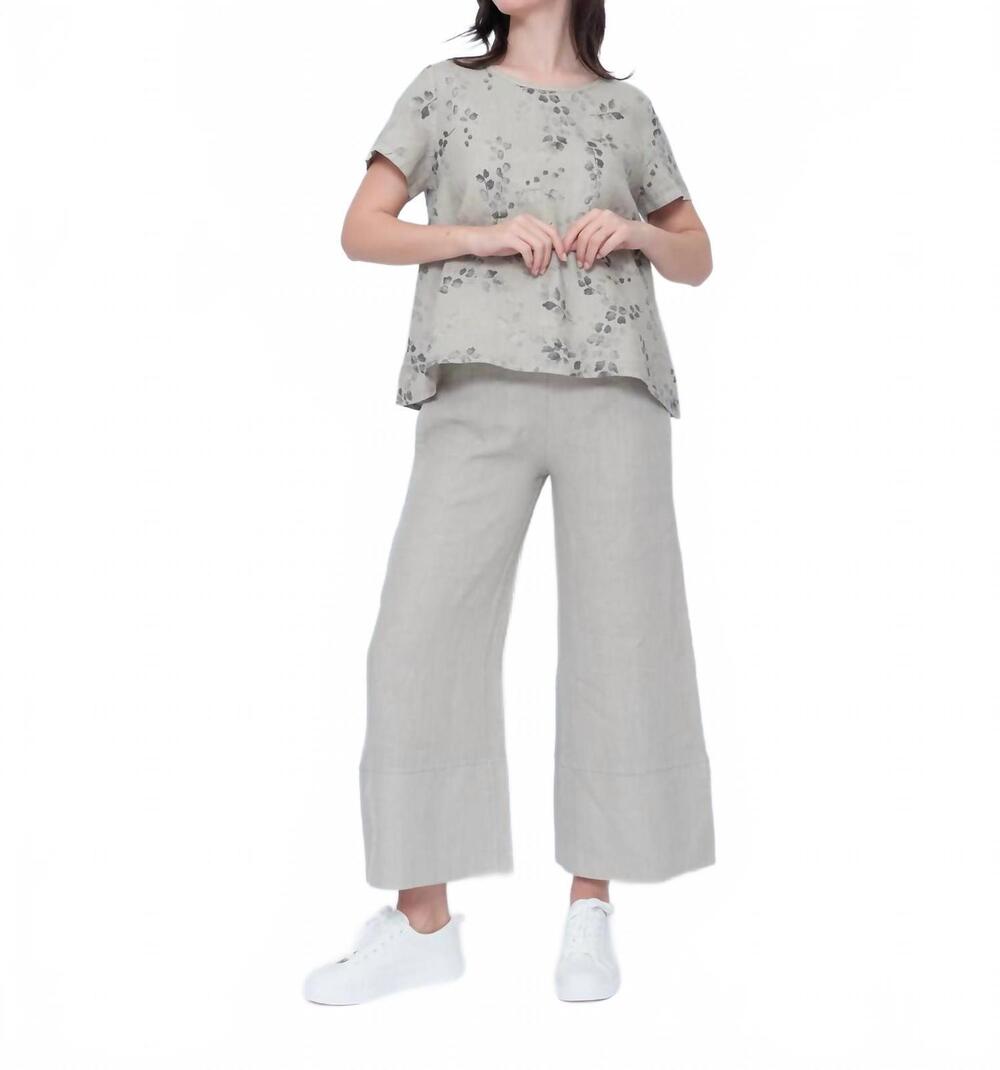 NEW BLUEBERRY flare trousers in beige